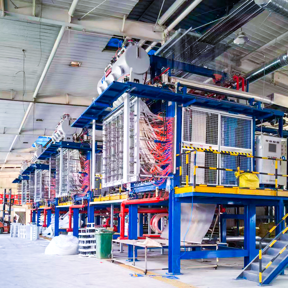 SPZ140TE EPS泡沫墙体建房模块专用成型机