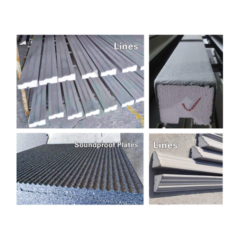 SPB-DZ新升级板材机适用于生产EPS线条外墙隔音板浮筑楼板