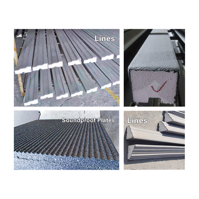 SPB-DZ新升级板材机适用于生产EPS线条外墙隔音板浮筑楼板